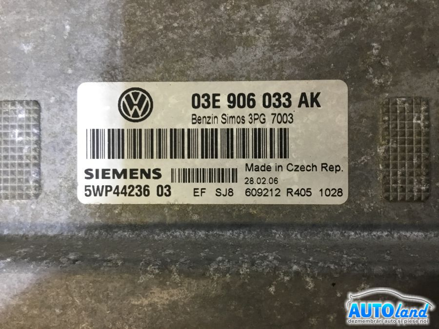 Calculator Ecu Motor 03e906033ak 1.2 B Skoda FABIA 6Y2 1999