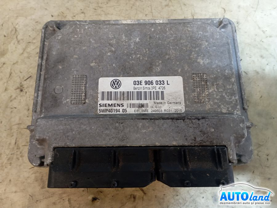 Calculator Ecu Motor 03e906033l Benzina Skoda FABIA 6Y2 1999