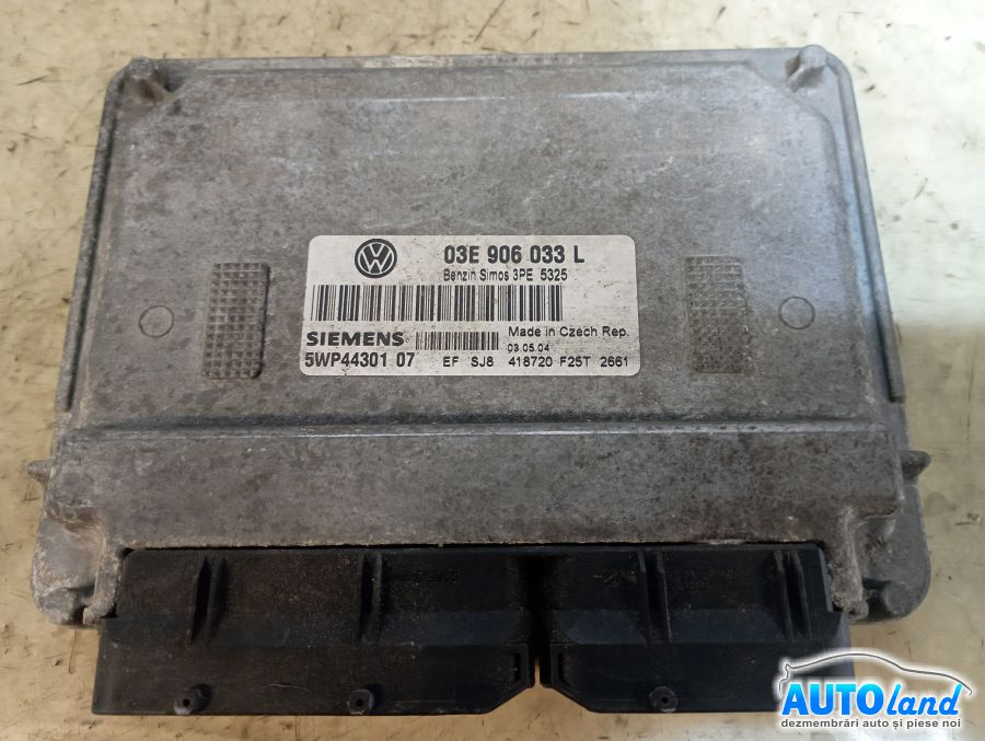 Calculator Ecu Motor 03e906033l Benzina Volkswagen POLO 9N 2001