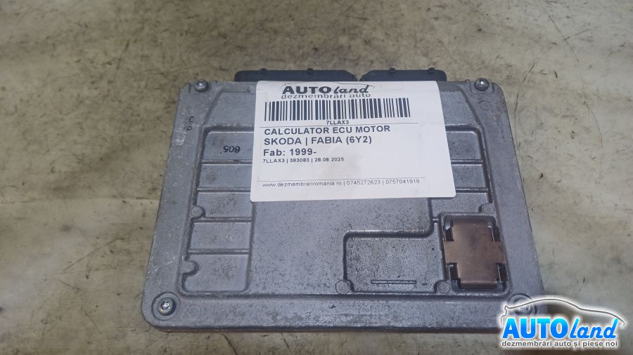 Calculator Ecu Motor 03e906033l Skoda FABIA 6Y2 1999