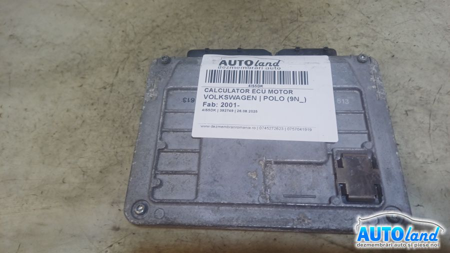 Calculator Ecu Motor 03e906033l Volkswagen POLO 9N 2001