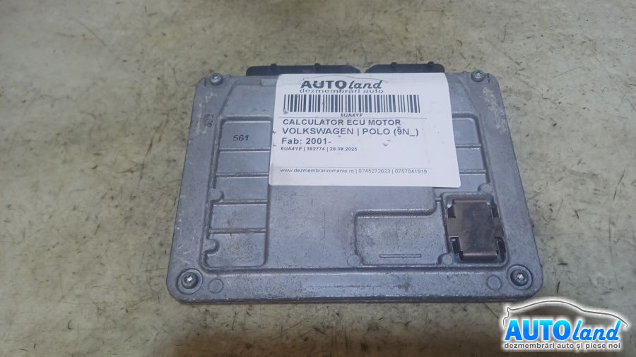 Calculator Ecu Motor 03e906033l Volkswagen POLO 9N 2001