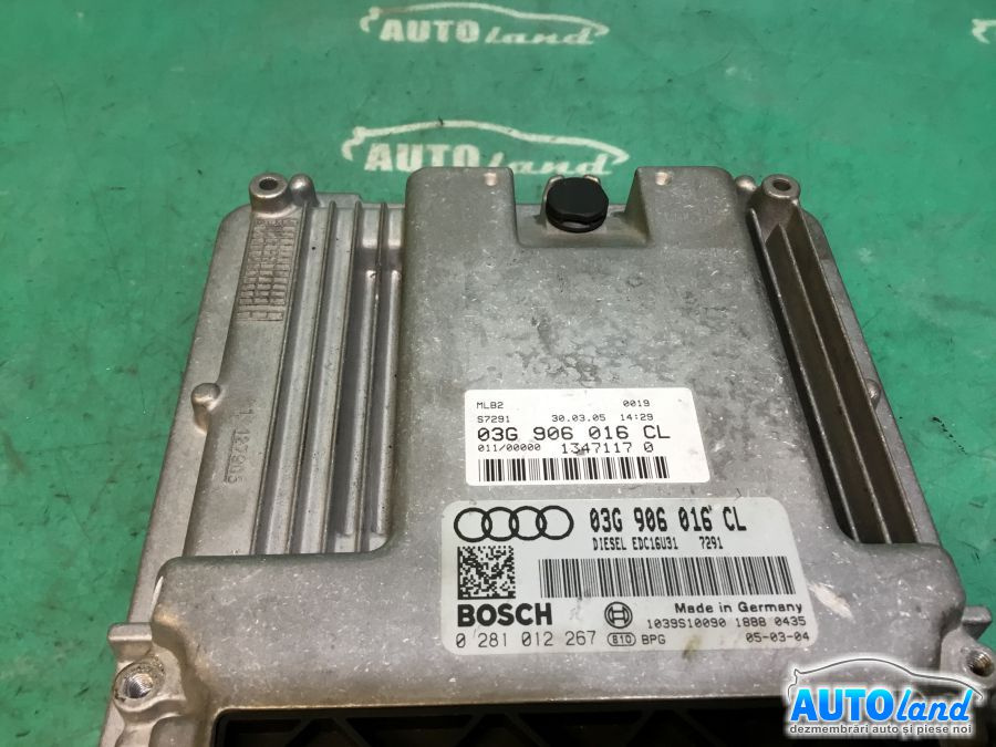 Calculator Ecu Motor 03g906016cl 2.0 TDI,0281012267 Audi A4 8EC 2004-2008