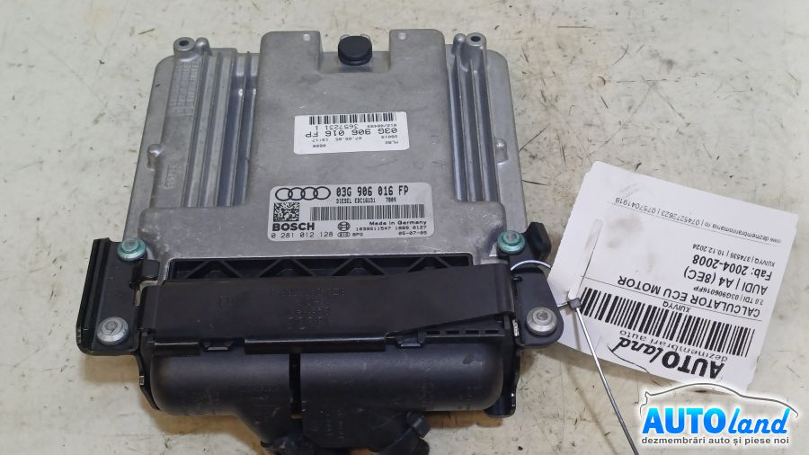 Calculator Ecu Motor 03g906016fp 2.0 TDI Audi A4 8EC 2004-2008