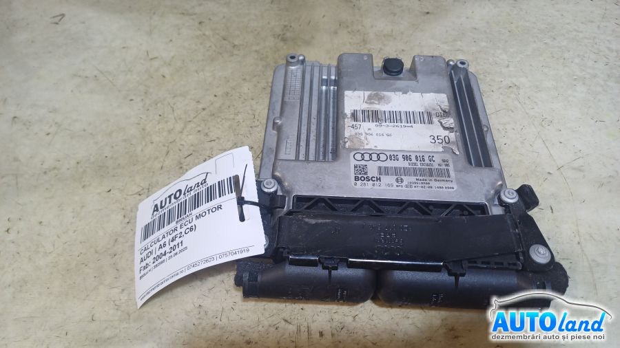 Calculator Ecu Motor 03g906016gc Audi A6 4F2,C6 2004-2011