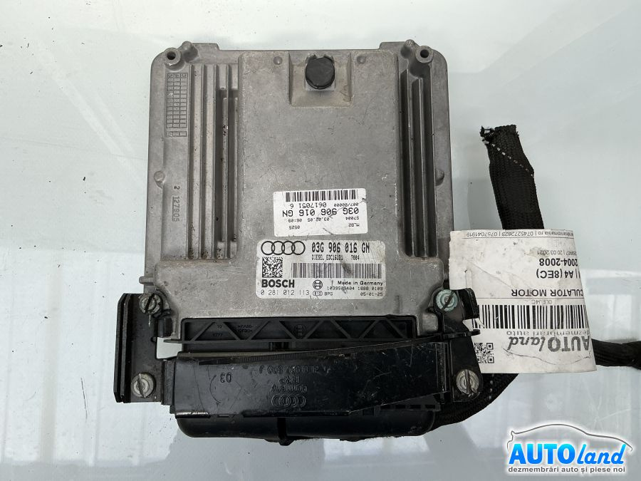 Calculator Ecu Motor 03g906016gn 2.0 TDI Audi A4 8EC 2004-2008