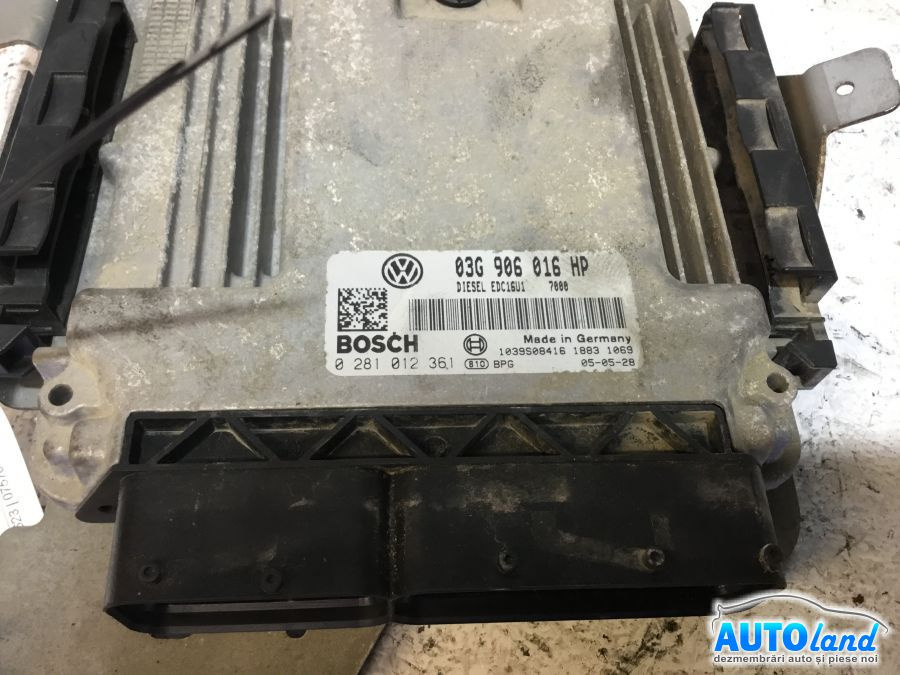Calculator Ecu Motor 03g906016hp Volkswagen TOURAN 1T1,1T2 2003