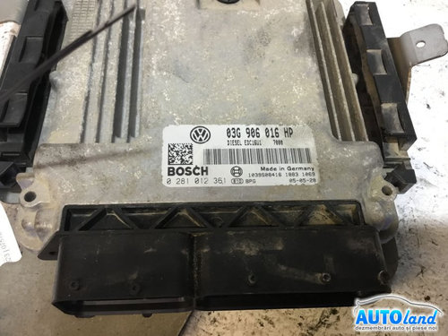 Calculator Ecu Motor 03g906016hp Volkswagen TOURAN 1T1,1T2 2003