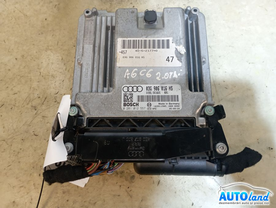 Calculator Ecu Motor 03g906016hs 2.0 TDI 0281012557 Audi A6 4F2,C6 2004-2011