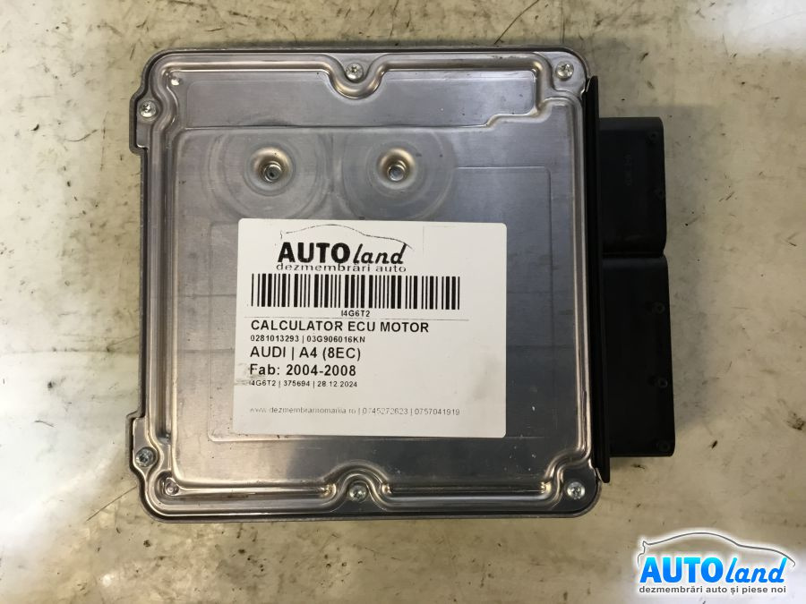 Calculator Ecu Motor 03g906016kn 0281013293 Audi A4 8EC 2004-2008