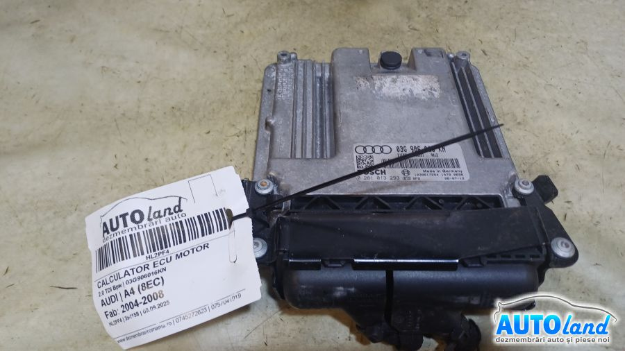 Calculator Ecu Motor 03g906016kn 2.0 TDI Bpw Audi A4 8EC 2004-2008