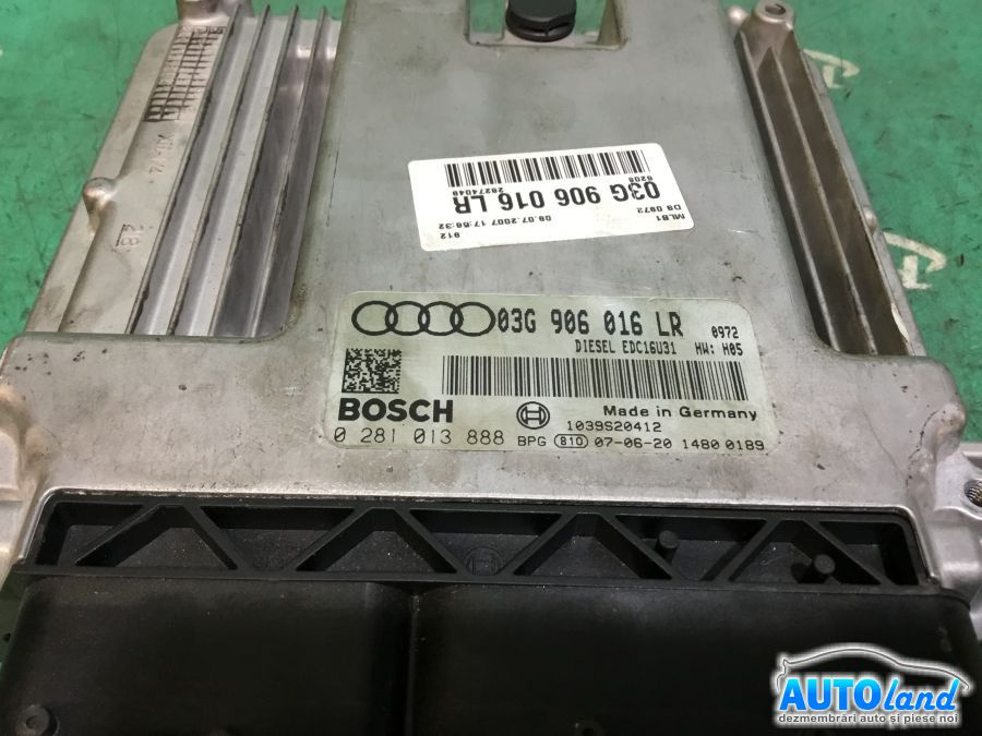 Calculator Ecu Motor 03g906016lr 0281 013 888 Audi A4 Avant 8ED 2004-2008
