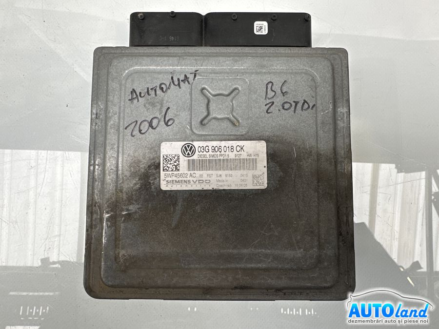 Calculator Ecu Motor 03g906018ck 2.0 TDI Volkswagen PASSAT 3C2 2005