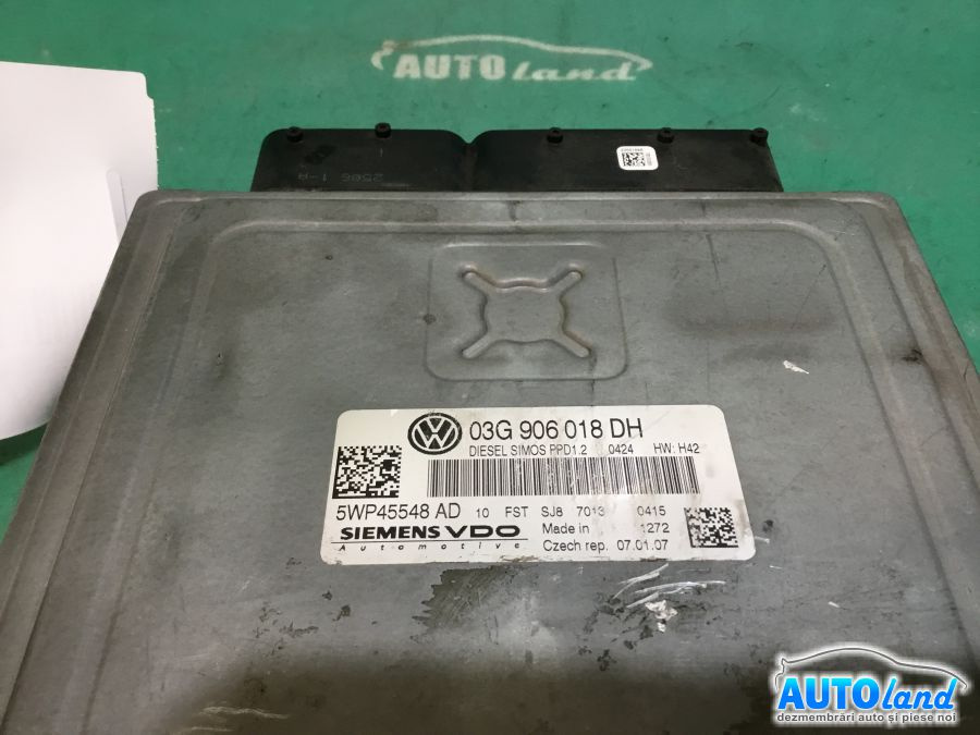 Calculator Ecu Motor 03g906018dh 2.0 TDI Audi A3 8P 2003
