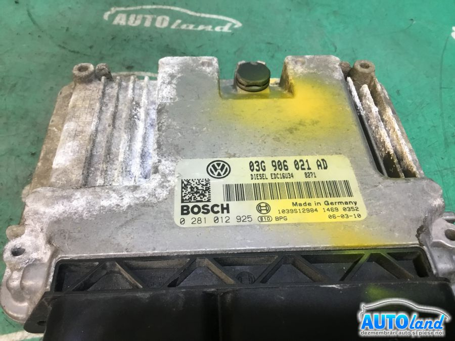 Calculator Ecu Motor 03g906021ad 2.0 TDI Volkswagen PASSAT 3C2 2005