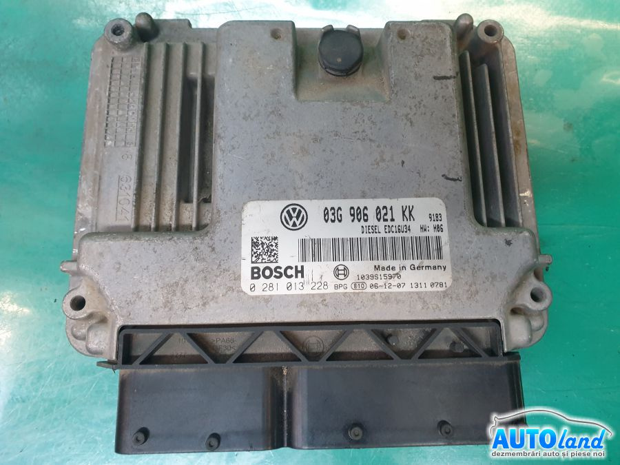 Calculator Ecu Motor 03g906021kk 2.0 TDI,0281013228 Volkswagen GOLF V 1K1 2003