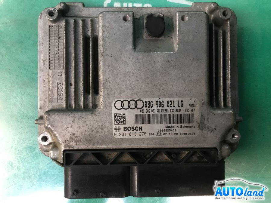 Calculator Ecu Motor 03g906021lg 2.0 TDI 0281013276 Audi A3 8P 2003