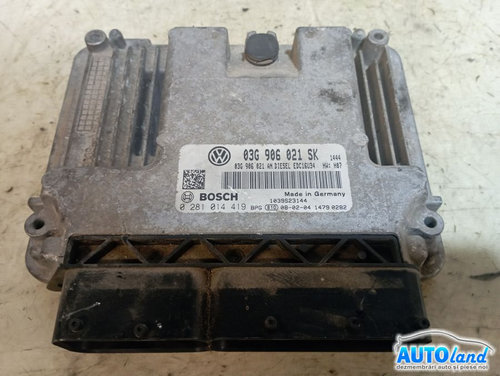 Calculator Ecu Motor 03g906021sk 0281014419 Volkswagen JETTA III 1K2 2005-2010