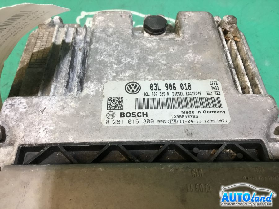 Calculator Ecu Motor 03l906018 2.0 TDI Volkswagen GOLF VI 2008