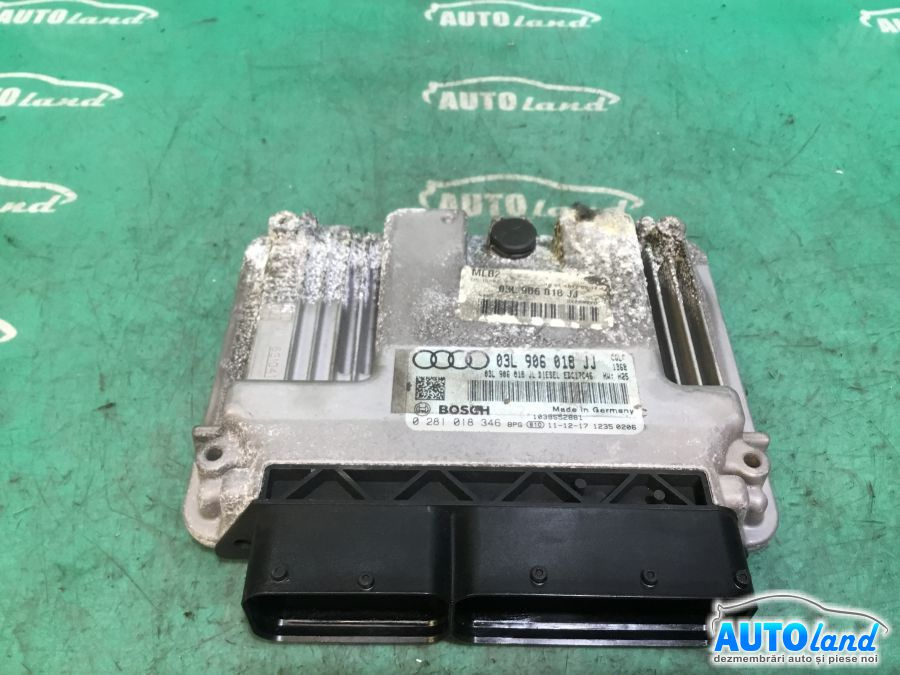 Calculator Ecu Motor 03l906018jj 2.0 TDI0281018346 Audi A5 2007