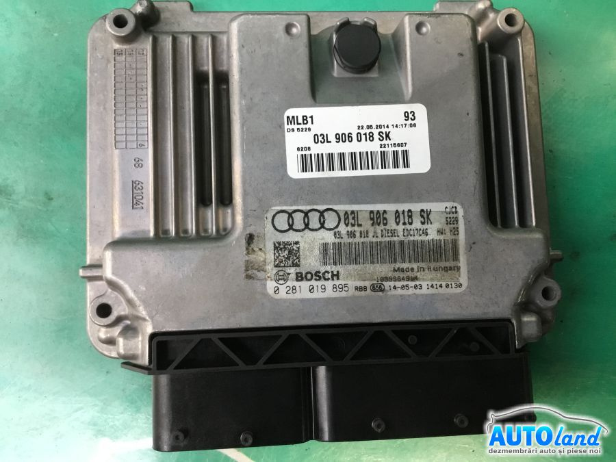Calculator Ecu Motor 03l906018sk 2.0 TDI Cjc 0281019895 Audi A4 8K 2007