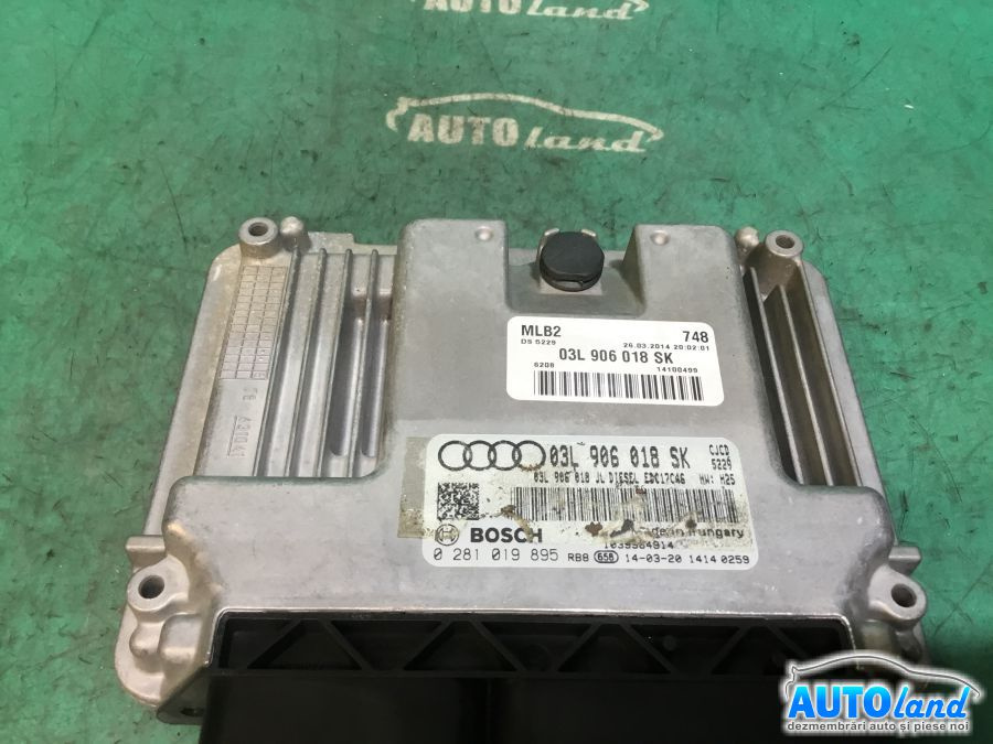 Calculator Ecu Motor 03l906018sk 2.0 TDI0281019895 Audi A4 8K 2007