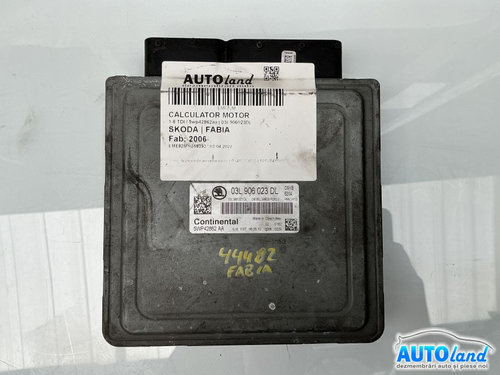 Calculator Ecu Motor 03l906023dl 1.6 TDI / 5wp42862aa Skoda FABIA 2006