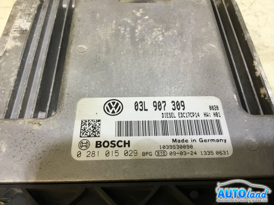 Calculator Ecu Motor 03l907309 0281015029 Volkswagen PASSAT Variant 3C5 2005