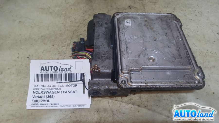 Calculator Ecu Motor 03l907309ae 0281017946 Volkswagen PASSAT Variant 365 2010