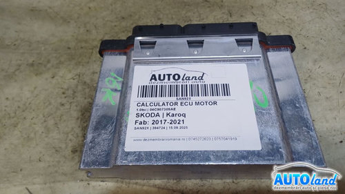 Calculator Ecu Motor 04c907309ae 1.0tsi Skoda Karoq 2017-2021