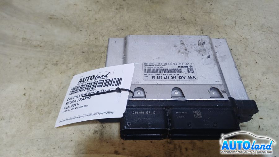 Calculator Ecu Motor 04c907309ae Skoda RAPID 2011