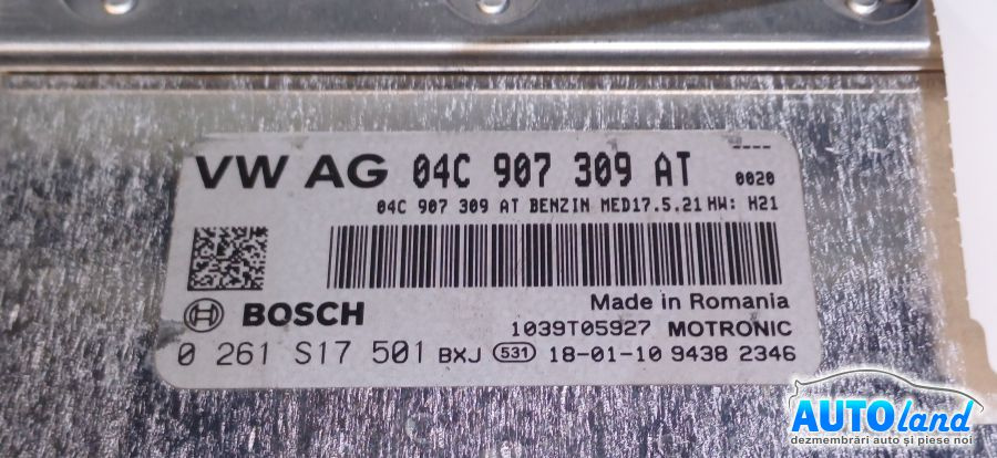 Calculator Ecu Motor 04c907309at Volkswagen POLO 6R 2009