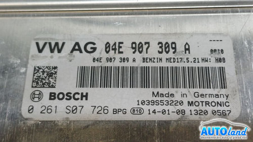 Calculator Ecu Motor 04e907309a Volkswagen GOLF VII 2012