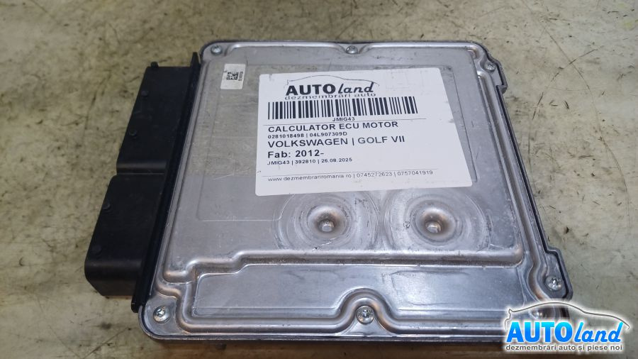 Calculator Ecu Motor 04l907309d 0281018498 Volkswagen GOLF VII 2012