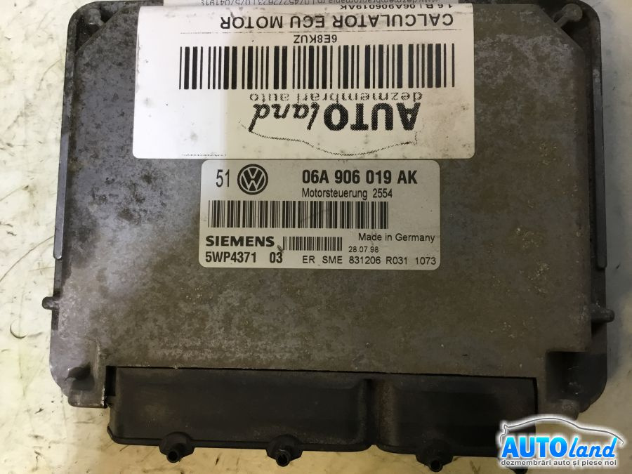 Calculator Ecu Motor 06a906019ak 1.6 B Volkswagen BORA 1J2 1998-2005