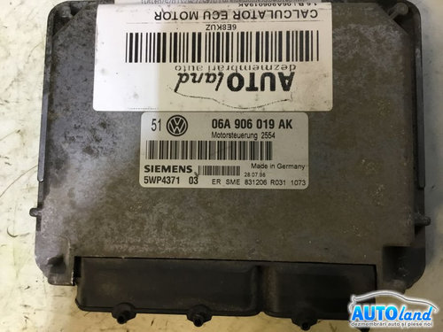 Calculator Ecu Motor 06a906019ak 1.6 B Volkswagen BORA 1J2 1998-2005