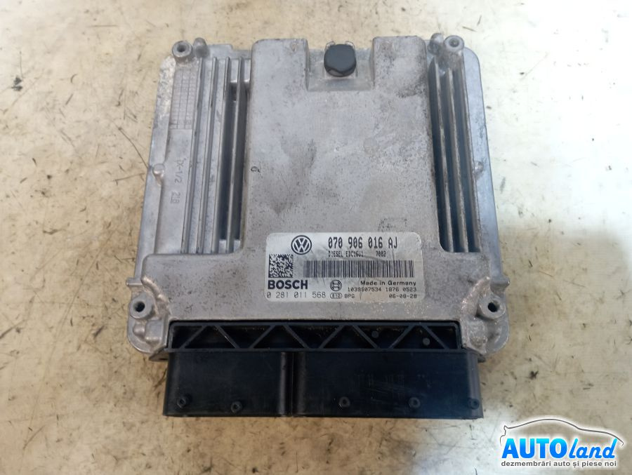 Calculator Ecu Motor 070906016aj 0281011568 Volkswagen TRANSPORTER V bus 7HB,7HJ 2003