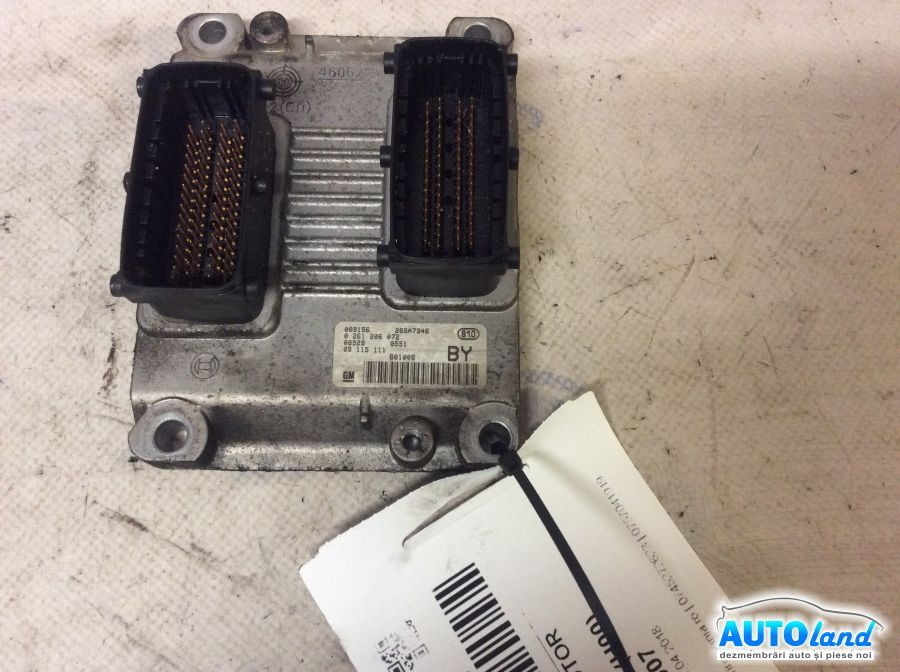 Calculator Ecu Motor 09115111 1.0 B Opel AGILA H00 2000-2007