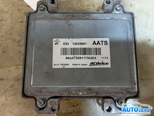 Calculator Ecu Motor 12639891 Opel ASTRA J hatchback 2009
