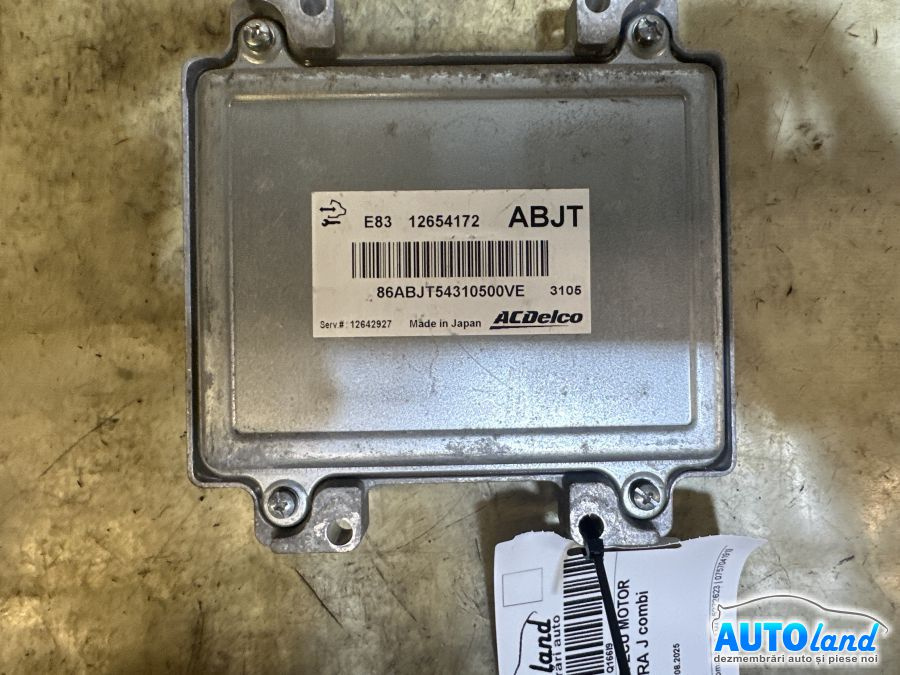 Calculator Ecu Motor 12654172 Opel ASTRA J combi 2009