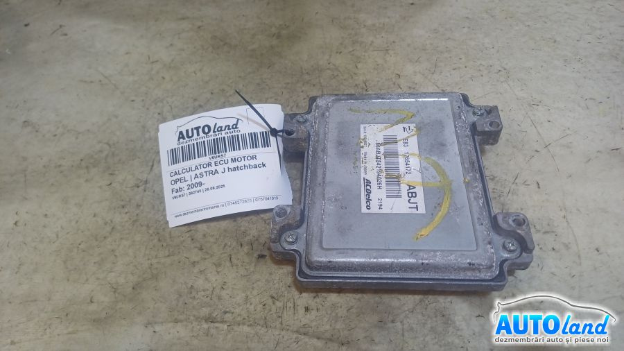 Calculator Ecu Motor 12654172 Opel ASTRA J hatchback 2009