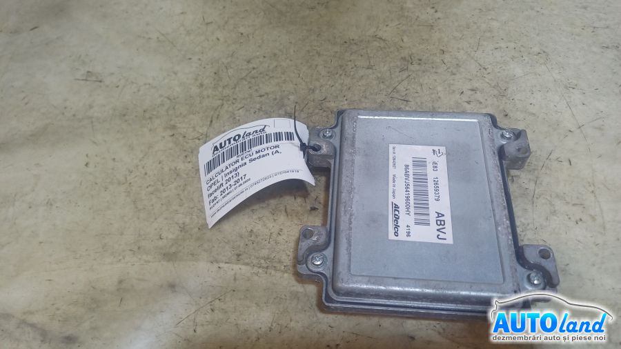 Calculator Ecu Motor 12659379 Opel Insignia Sedan A, facelift 2013 2013-2017