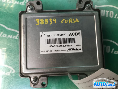 Calculator Ecu Motor 12679197 1.4 B Opel CORSA E 2014