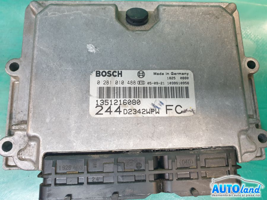 Calculator Ecu Motor 1351216080 2008,2.3 JTD,0281010488 Fiat DUCATO bus 2006
