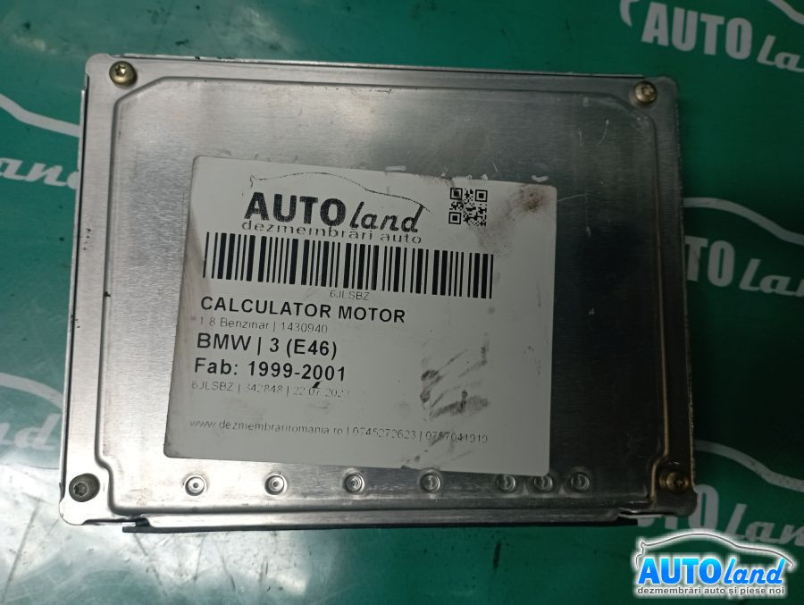 Calculator Ecu Motor 1430940 1.8 Benzina BMW 3 E46 1999-2001