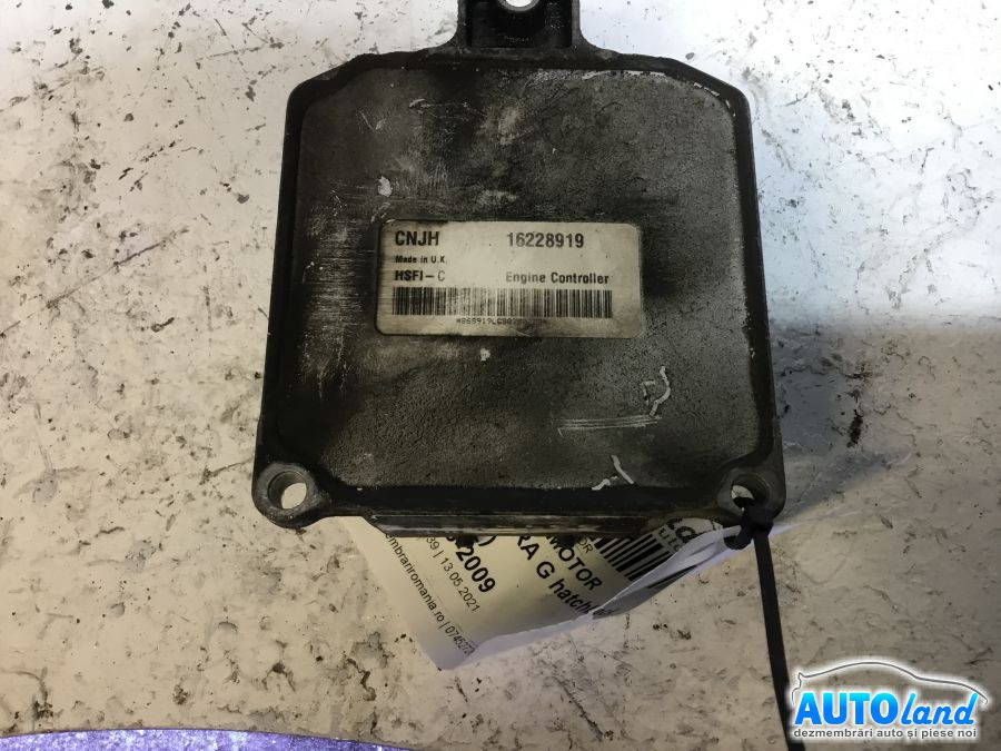 Calculator Ecu Motor 16228919 Opel ASTRA G hatchback F48 ,F08 1998-2009