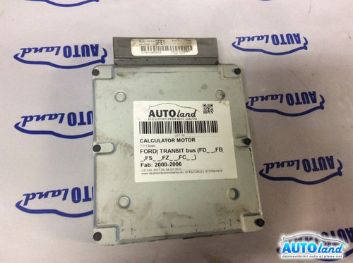 Calculator Ecu Motor 1c1a12a650lf 2.0 Diesel Ford TRANSIT bus FD ,FB ,FS ,FZ ,FC 2000-2006