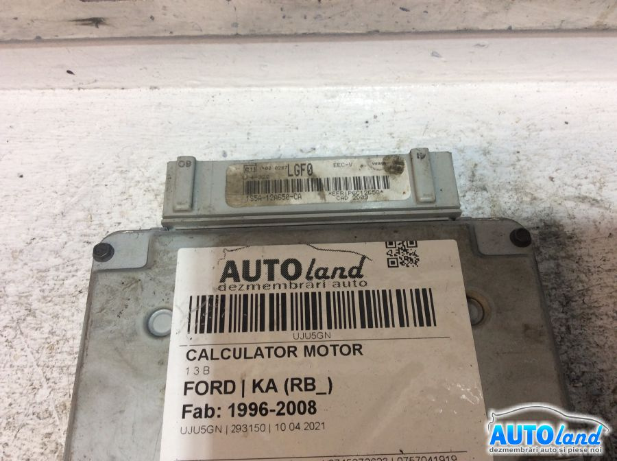 Calculator Ecu Motor 1s5a12a650ca 1.3 B Ford KA RB 1996-2008