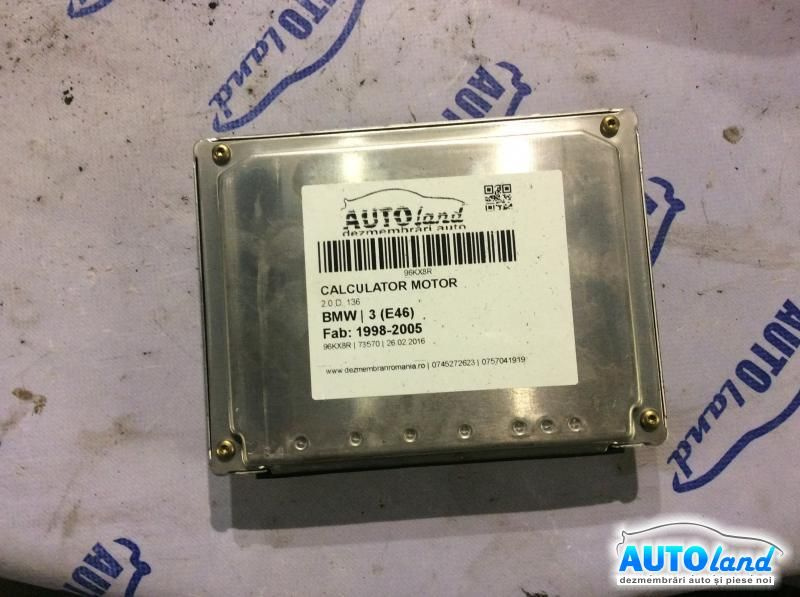 Calculator Ecu Motor 2.0 D, 136 BMW 3 E46 1998-2005