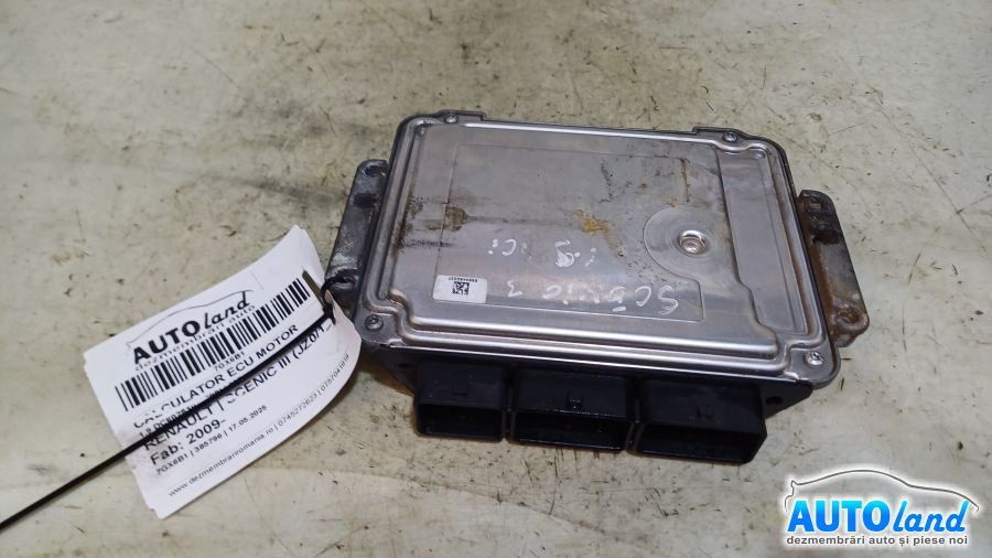 Calculator Ecu Motor 237100055r 1.9 DCI0281015798 Renault SCENIC III JZ0/1 2009